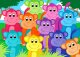 Cobble Hill Puzzle 1000 Kolorowe małpy 1