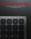 Klawiatura Keysonic KEYSONIC KSK-8023BTRF Full-Size Keyboard BT RF Windows macOS Android USB Type C Kabel Laden in 2 bis 3 Stunden Reichweite von 8 m 7