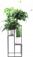 Jakpoldesign Kwietnik Metalowy Stojak na cztery kwiaty METALLO 112cm szary LOFT KWL 1