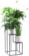 Jakpoldesign Kwietnik Metalowy Stojak na cztery kwiaty METALLO 112cm szary LOFT KWL 2