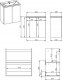 vidaXL RE020600118060 / ELITA / KIDO / SET 60 2D WHITE HG PDW / 169099 / 2