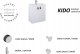 vidaXL RE020600118060 / ELITA / KIDO / SET 60 2D WHITE HG PDW / 169099 / 3