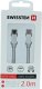 Kabel USB Swissten USB-C - USB-C 2 m Srebrny (891268273) 1