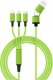 Kabel USB USB-A + USB-C - USB-C 1.2 m Zielony (SMRTER_HYDRA_ULT_GN) 1