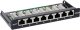 InLine InLine® Patch panel Cat.6A 0.5U 8-port, table/wall mounting, black RAL9005 3
