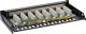 InLine InLine® Patch panel Cat.6A 0.5U 8-port, table/wall mounting, black RAL9005 4
