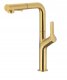 Bateria kuchenna KFA 6623-220-31 / / DUERO DESIGN / BATERIA KUCHENNA ZLEW STOJĄCA Z WYCIĄGANĄ WYLEWKĄ I OBROTOWĄ WYLEWKĄ 2 FUNKCYJNĄ, PVD ZŁOTY SZCZOTKOWANY / 1
