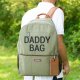 Childhome Childhome Plecak Daddy bag Kanwas Khaki 11