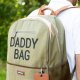 Childhome Childhome Plecak Daddy bag Kanwas Khaki 14