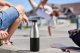 Emsa Emsa Bludrop sleeve insulated drinking bottle 0.7 liters, thermos bottle (black, stainless steel, silicone sleeve) 9