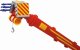 Dickie Simba Fireman Sam 2-in-1 rescue crane, toy vehicle (red/yellow) 8