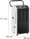 MSW Osuszacz powietrza pochłaniacz wilgoci przemysłowy budowlany 1800 W 1129 m3/h do 170 m2 Osuszacz powietrza pochłaniacz wilgoci przemysłowy budowlany 1800 W 1129 m3/h do 170 m2 6