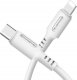 Kabel USB Somostel KABEL IPHONE DO TYP-C PD SOMOSTEL BIAŁY QUICK CHARGER USB-C 1.2M 20W POWERLINE SMS-BP10 2