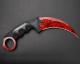 Fadecase Karambit Elite Crimson Web E5-CW 1