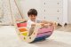 Viga Toys Drewniany Bujak Mostek 2w1 Huśtawka Montessori Tęczowa  Lumarko! 11