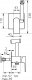 Bateria bidetowa Ferro BAQ66P / / ALGEO SQUARE / BAT.BIDET PODTYNKOWA  / 2