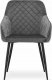 Krzesło NUGAT - szary aksamit / nogi czarne x 2 4