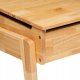 FunDesk Biurko dla dzieci ze schowkiem + taboret, drewno kauczukowe, 2w1 2
