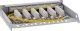InLine InLine® Patch panel Cat.6A 0.5U 6-port, for table/wall/rail, with dust protection, grey 4