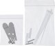 InLine InLine® Patch panel Cat.6A 0.5U 6-port, for table/wall/rail, with dust protection, grey 5