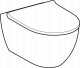Miska WC Geberit Geberit Acanto Zestaw wiszącej miski WC, lejowa, B36cm, H38.5cm, T53cm, ukryte mocowania, z techniką spłukiwania TurboFlush, z deską sedesową, mocowanie od góry, wolne opadanie, z wypinanymi zawiasami [6] 2