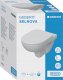 Miska WC Geberit Geberit Selnova Zestaw wiszącej miski WC, lejowa, B36cm, H39cm, T53cm, Rimfree, z deską sedesową, mocowanie od góry, wolne opadanie, z wypinanymi zawiasami [12] 5