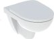 Miska WC Geberit Geberit Selnova Zestaw wiszącej miski WC, lejowa, B36cm, H38cm, T53cm, z deską sedesową, mocowanie od dołu [12] 1