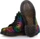 Dr Martens Dr. Martens Pascal J Black/Rainbow Croc Metallic Suede 26027001 5