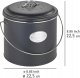 Wenko Kosz na kompost, 3 wymienne filtry neutralizujące zapachy, 6 l, Nero, WENKO 9