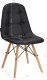 Activeshop 4Rico Krzesło skandynawskie QS-185 eco skóra czarne 7