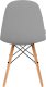 Activeshop 4Rico Krzesło skandynawskie QS-185 eco skóra szare 3
