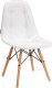 Activeshop 4Rico Krzesło skandynawskie QS-185 eco skóra białe 1
