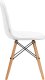 Activeshop 4Rico Krzesło skandynawskie QS-185 eco skóra białe 1