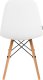 Activeshop 4Rico Krzesło skandynawskie QS-185 eco skóra białe 3