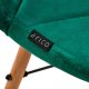 Activeshop 4Rico Krzesło skandynawskie QS-186 aksamit zielone 6