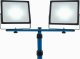 Naświetlacz Bituxx Naświetlacz lampa LED 2x50W Budowlana 7