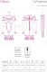 CoFashion Sakura CF 90357 bodystocking (kolor czerwony, rozmiar S/M) 8