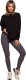 BeWear B213 Legginsy z dzianiny prążkowanej - antracytowe (kolor Grafitowy, rozmiar M) 1