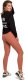 BeWear B213 Legginsy z dzianiny prążkowanej - ceglaste (kolor cegła, rozmiar M) 1