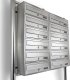 Bituxx Pocztowa Skrzynka na listy Lokatorka 2x6 wrzutów 12 mieszkań stal inox 1