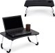 ModernHome Podstawka pod laptopa stolik do łóżka 60x40cm - Czarna 1