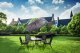 ModernHome Komplet mebli ogrodowych stolik 4 krzesła parasol 2
