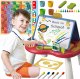 ProNice TABLICA EDUKACYJNA KREDOWA DWUSTRONNA STOLIK + GRY + AKCESORIA 1