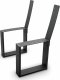 vidaXL Nowoczesne Nogi Metalowe Płozy Do Ławki 40X40cm Solidne Trwałe 1