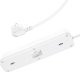 Listwa zasilająca Hoco HOCO listwa zasilająca 4 gniazda + 2 x USB A + Typ C PD QC3.0 3A 20W NS1 1,8 m biała 2