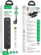 Listwa zasilająca Hoco HOCO listwa zasilająca 4 gniazda + 2 x USB A + Typ C PD QC3.0 3A 20W NS1 1,8 m czarna 4