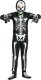 PRC STRÓJ PRZEBRANIE ŚWIECĄCY  W CIEMNOŚCI SZKIELETOR KOŚCIOTRUP Z KOSĄ HALOWEEN KARNAWAŁ UNISEX 1
