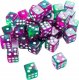 Gamegenic Gamegenic: Galaxy Series - D6 Dice Set (12 mm) - Aurora 3