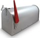 Bituxx Skrzynka na listy amerykańska USA MAIL (srebrny) 10
