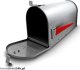 Bituxx Skrzynka na listy amerykańska USA MAIL (srebrny) 8